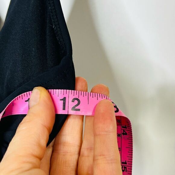 Sara Blakely Spanx Assets Black Halter One-Piece Swimsuit Dress - Picture 10 of 13